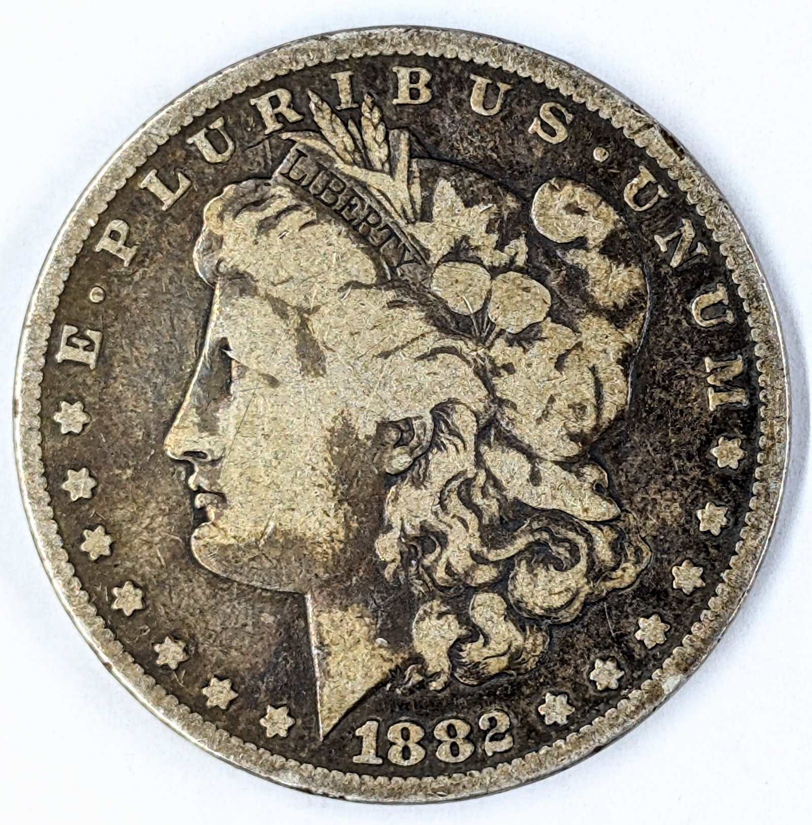 1882 Morgan Silver Dollar: Silver