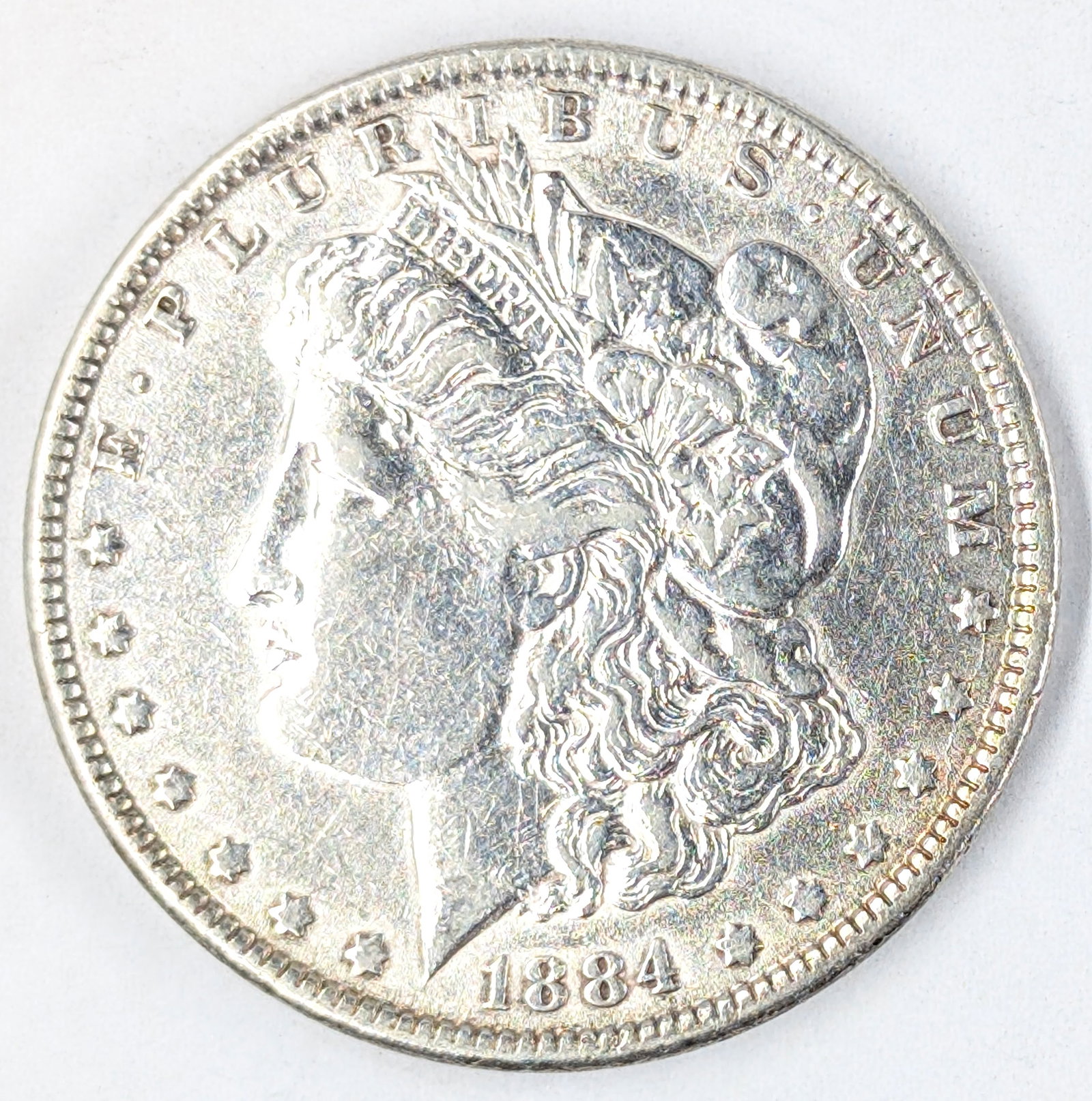 1884 Morgan Silver Dollar: Silver