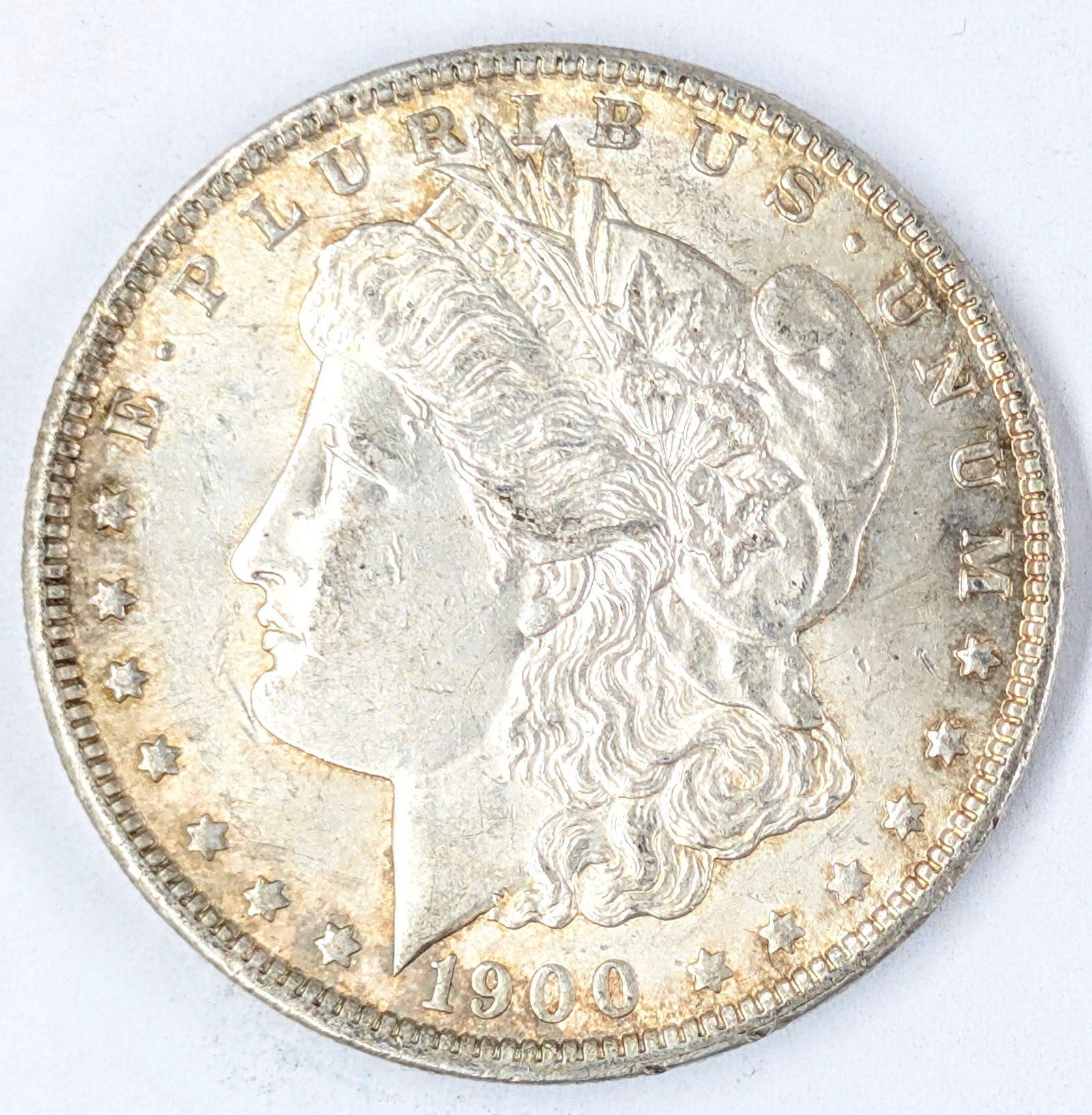 1900 Morgan Silver Dollar- Toned: Silver