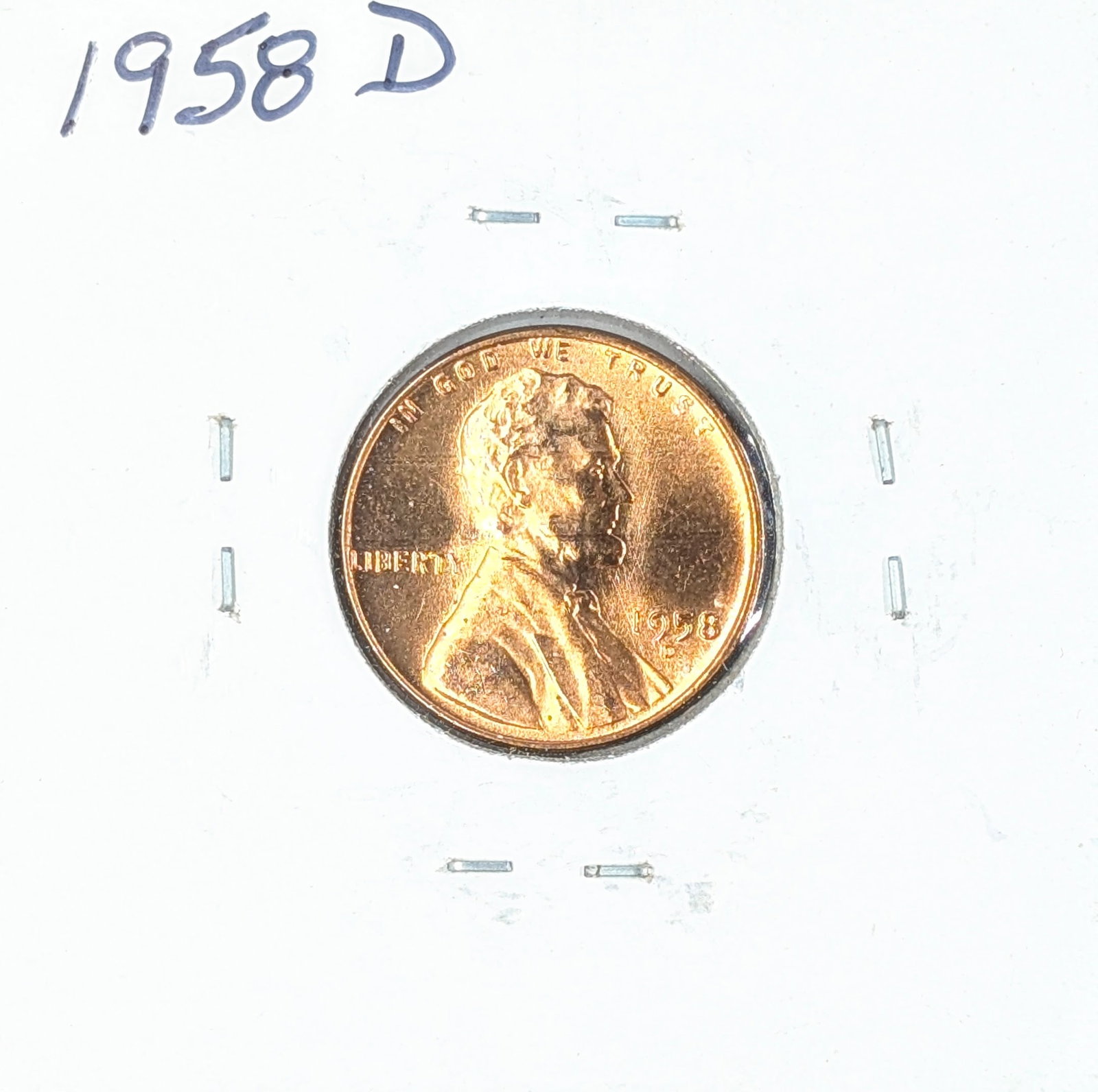 1958-D Wheat Cent- Uncirculated: Coin