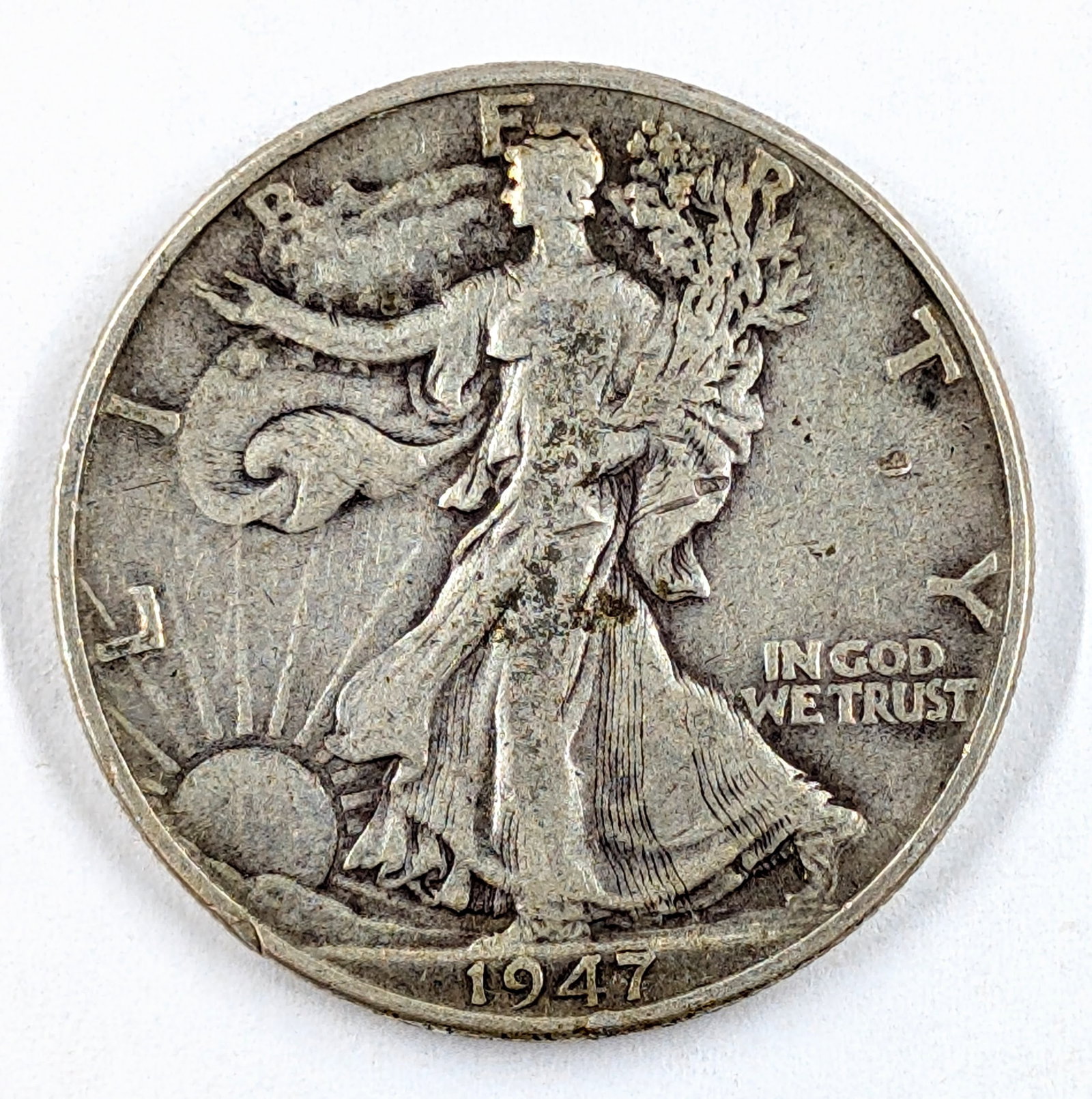 1947 Silver Walking Liberty Half Dollar: Silver