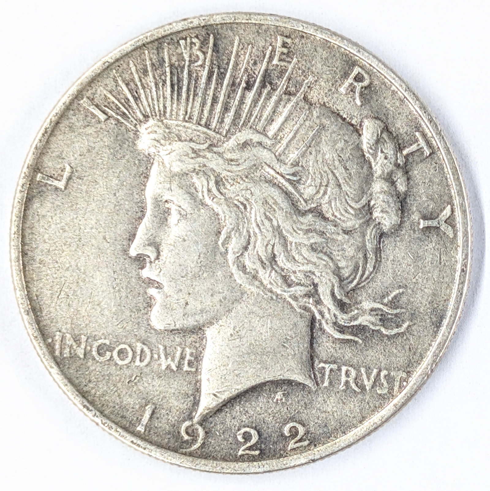 1922 Silver Peace Dollar: Silver