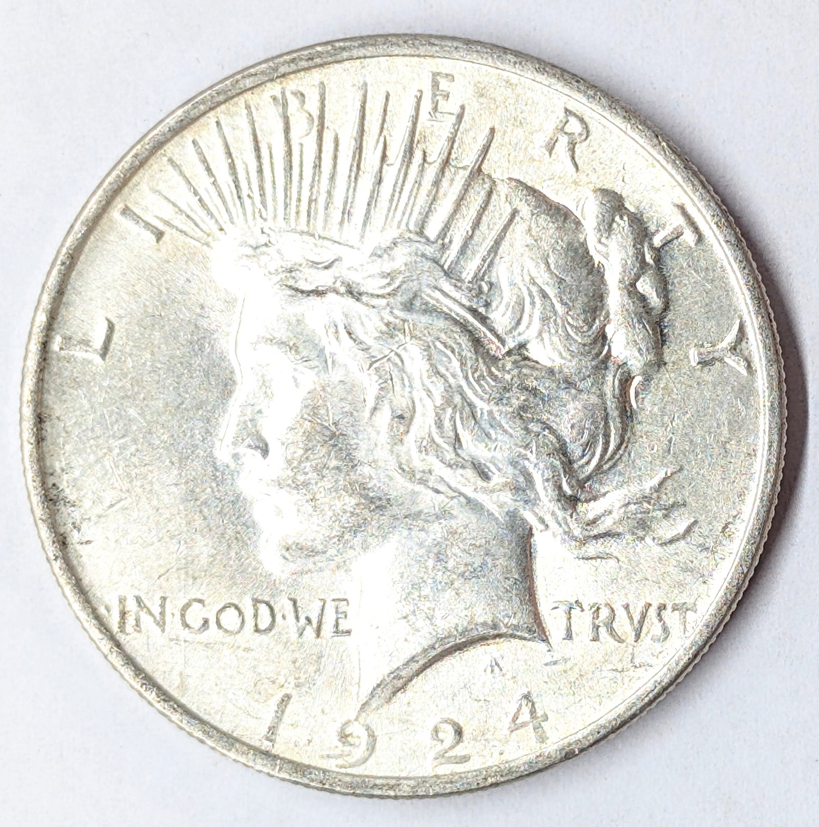 1924 Silver Peace Dollar (1 of 2)