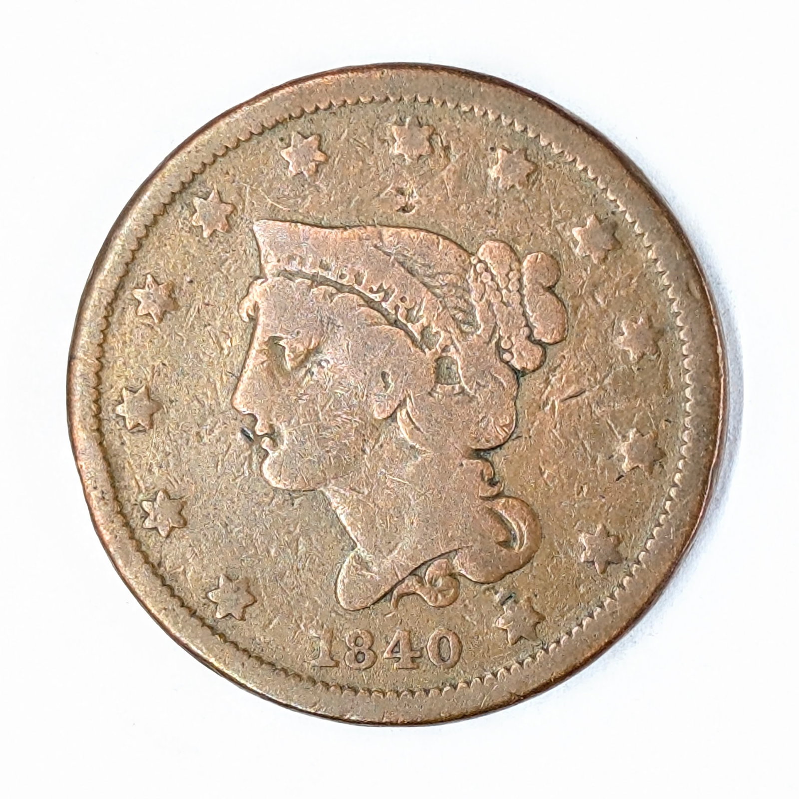 1840 Large Cent: Coin