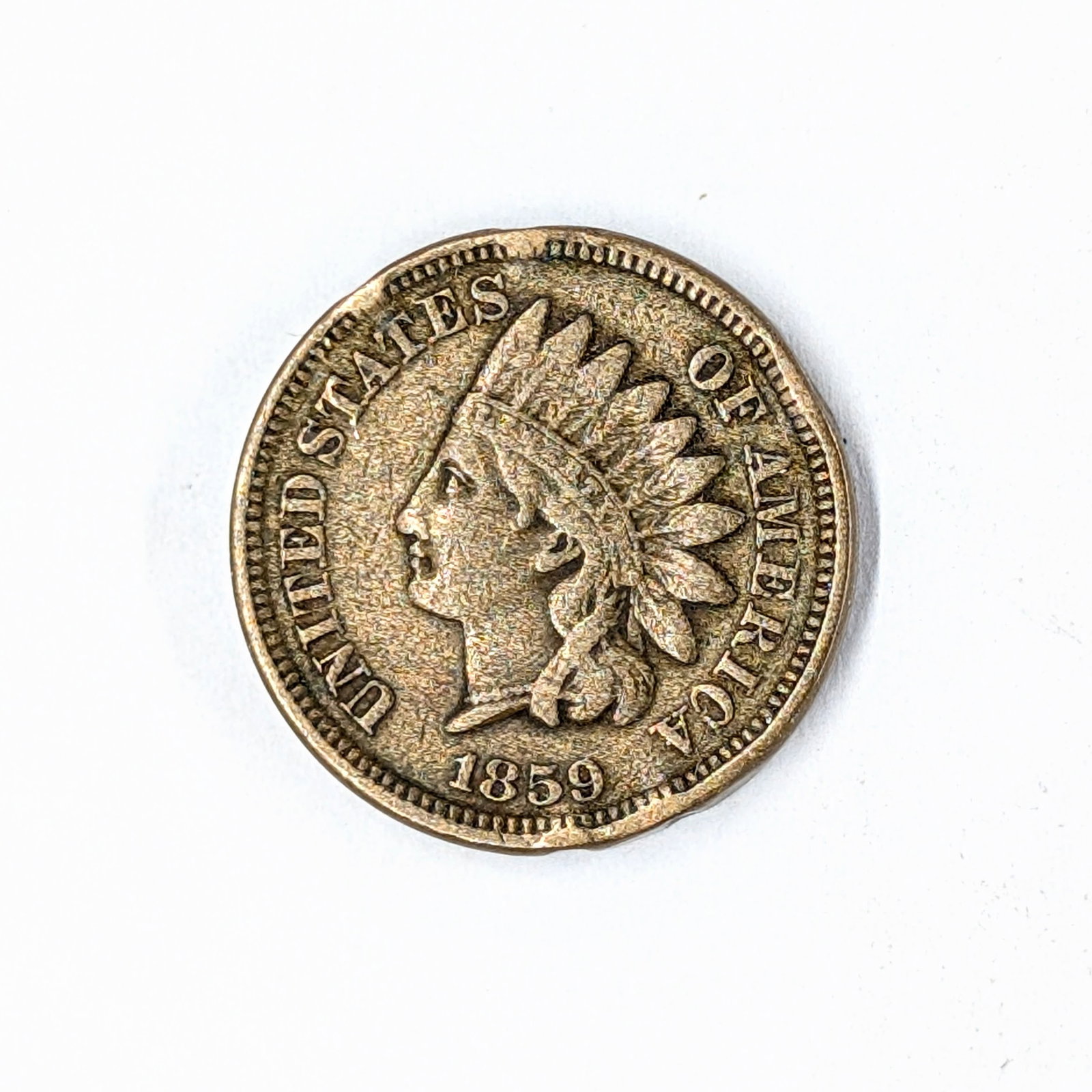 1859 Indian Head Cent- First Year of Issue: Single Year Type