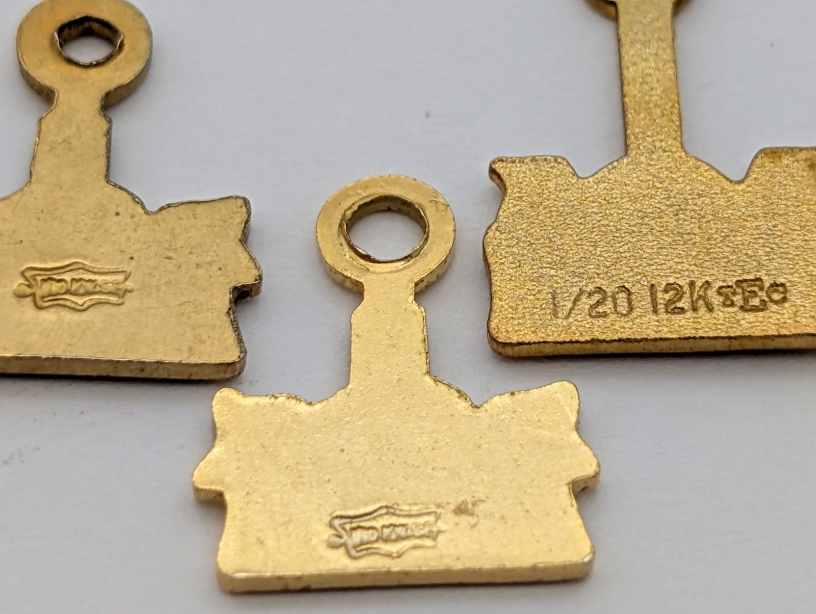 Lot of 4 Gold Filled Vintage President's Club Pendants - 5