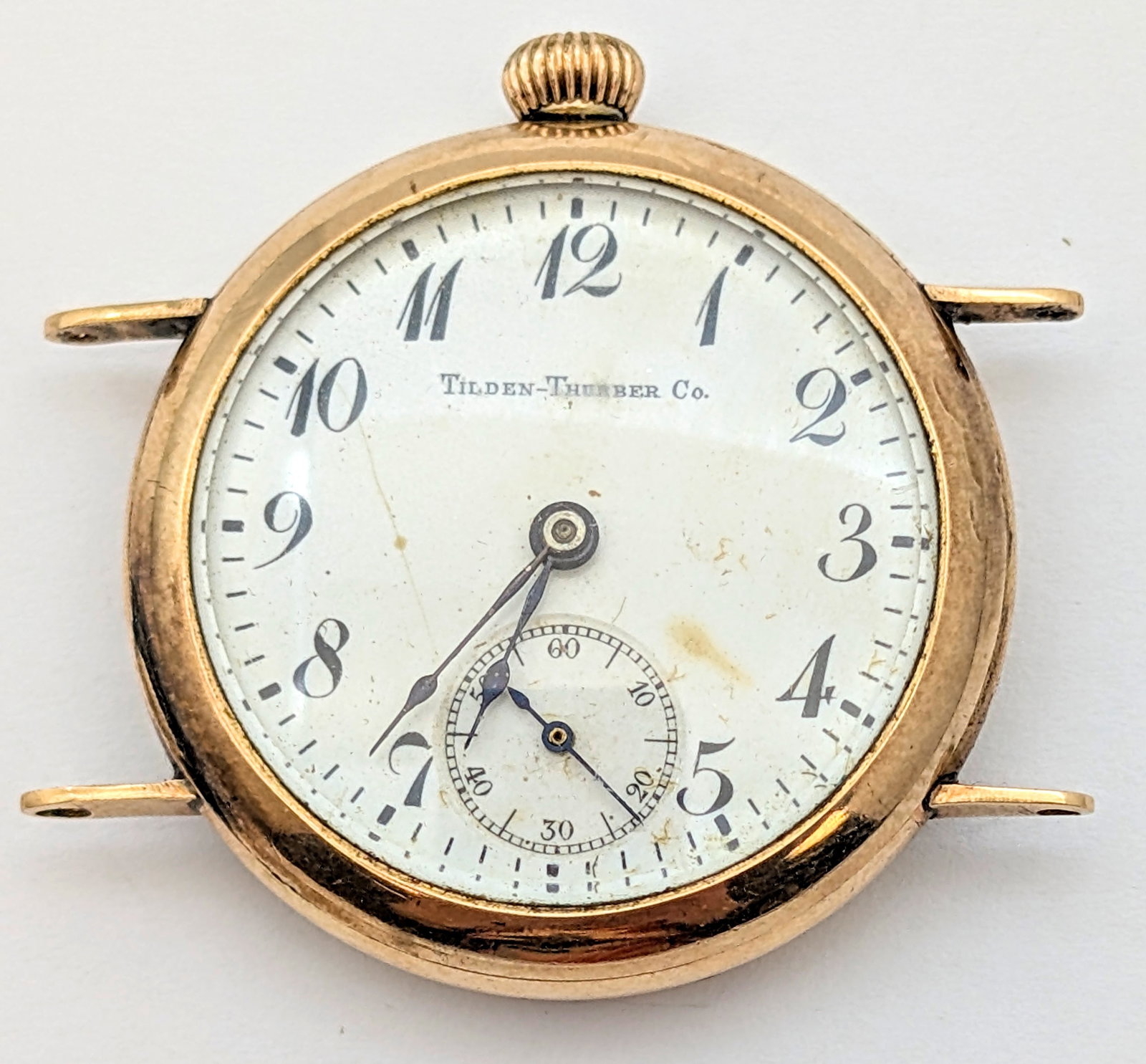 Vintage Tilden-Thurber Co. Pocket Watch: Size: 1in