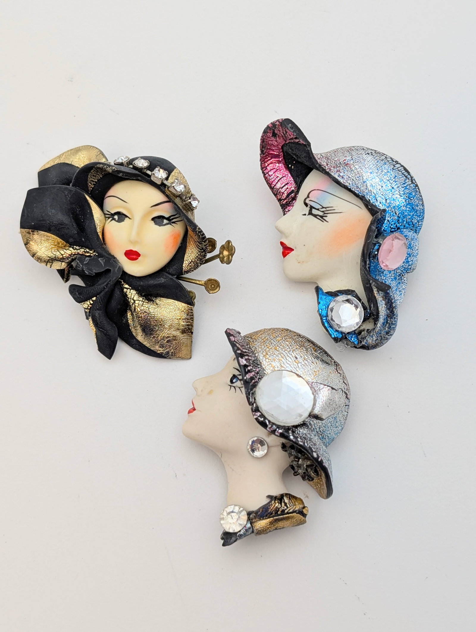 Lot of 12 Ladies Brooches/Pins- Floral, Butterfly, etc. - 5