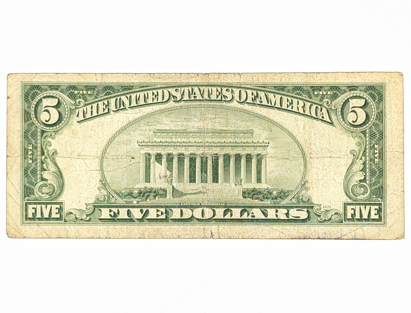 1953 $5 Note - Red Seal - 2