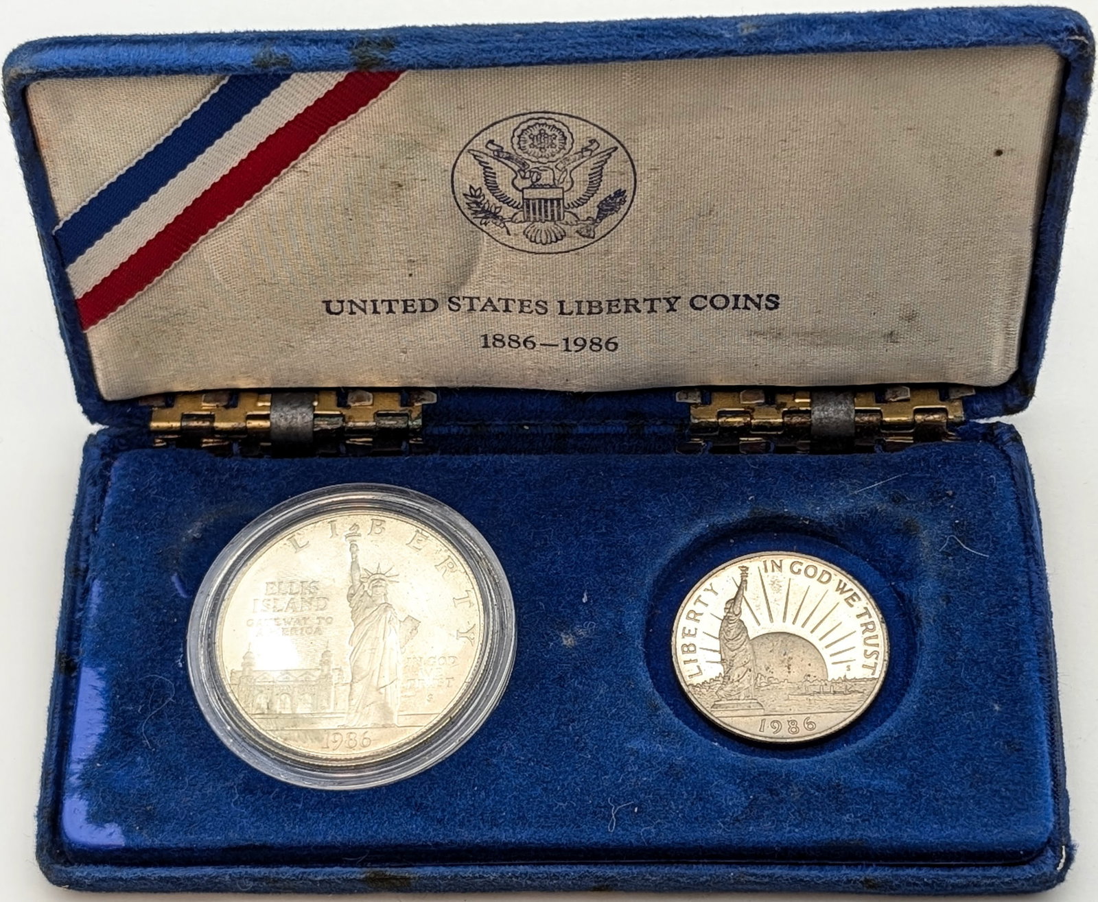 1986 Statue of Liberty Two- Coin Commemorative Proof Set: Coin