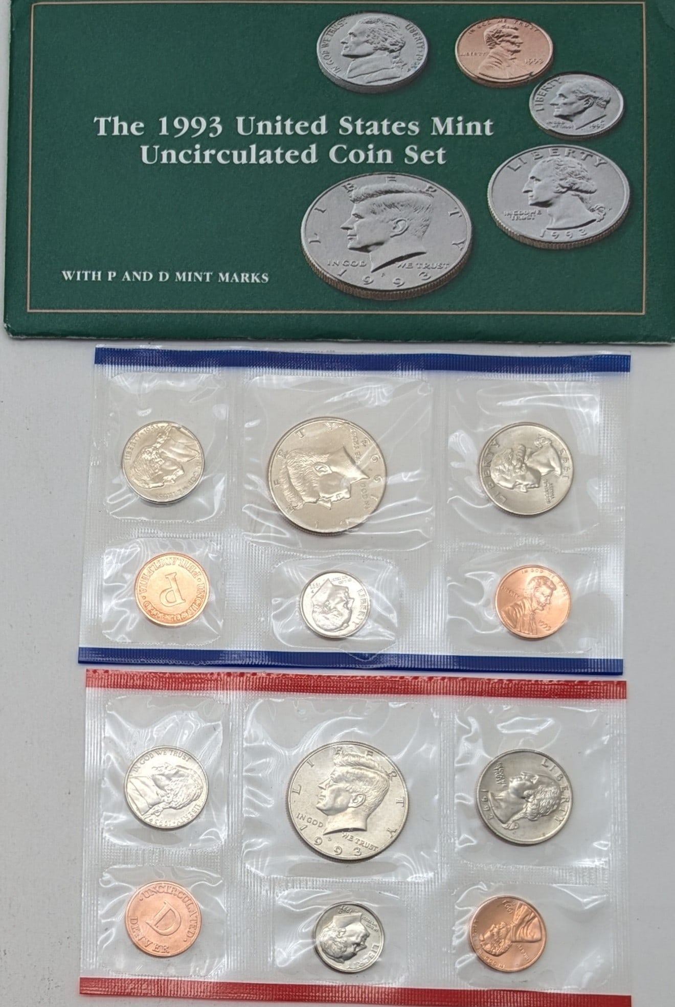 1993 US Mint Uncirculated Coin Set: Coin