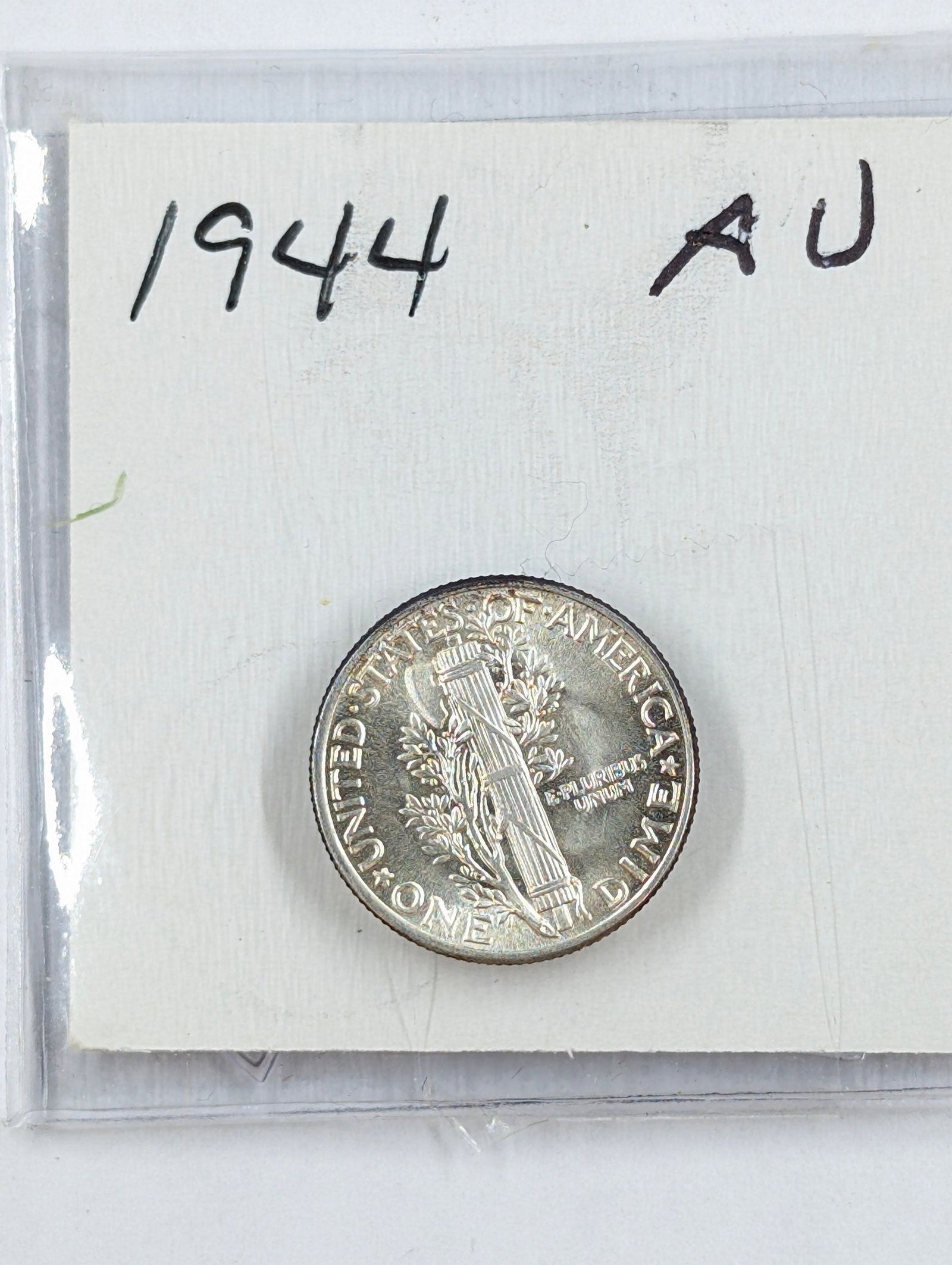1944 Silver Mercury Dime- AU - 3