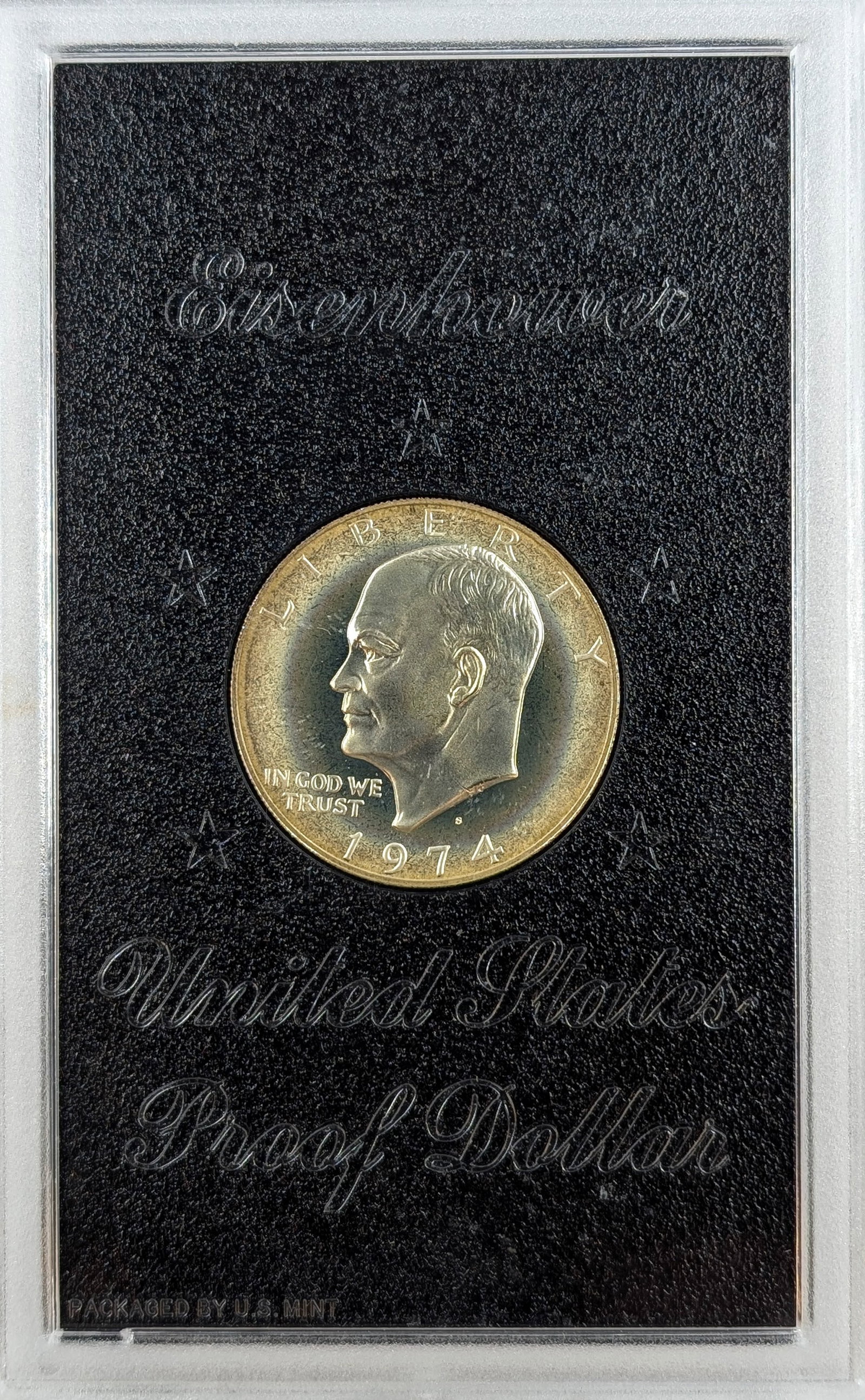 1974-S Eisenhower " Ike" Proof Silver Dollar: Silver