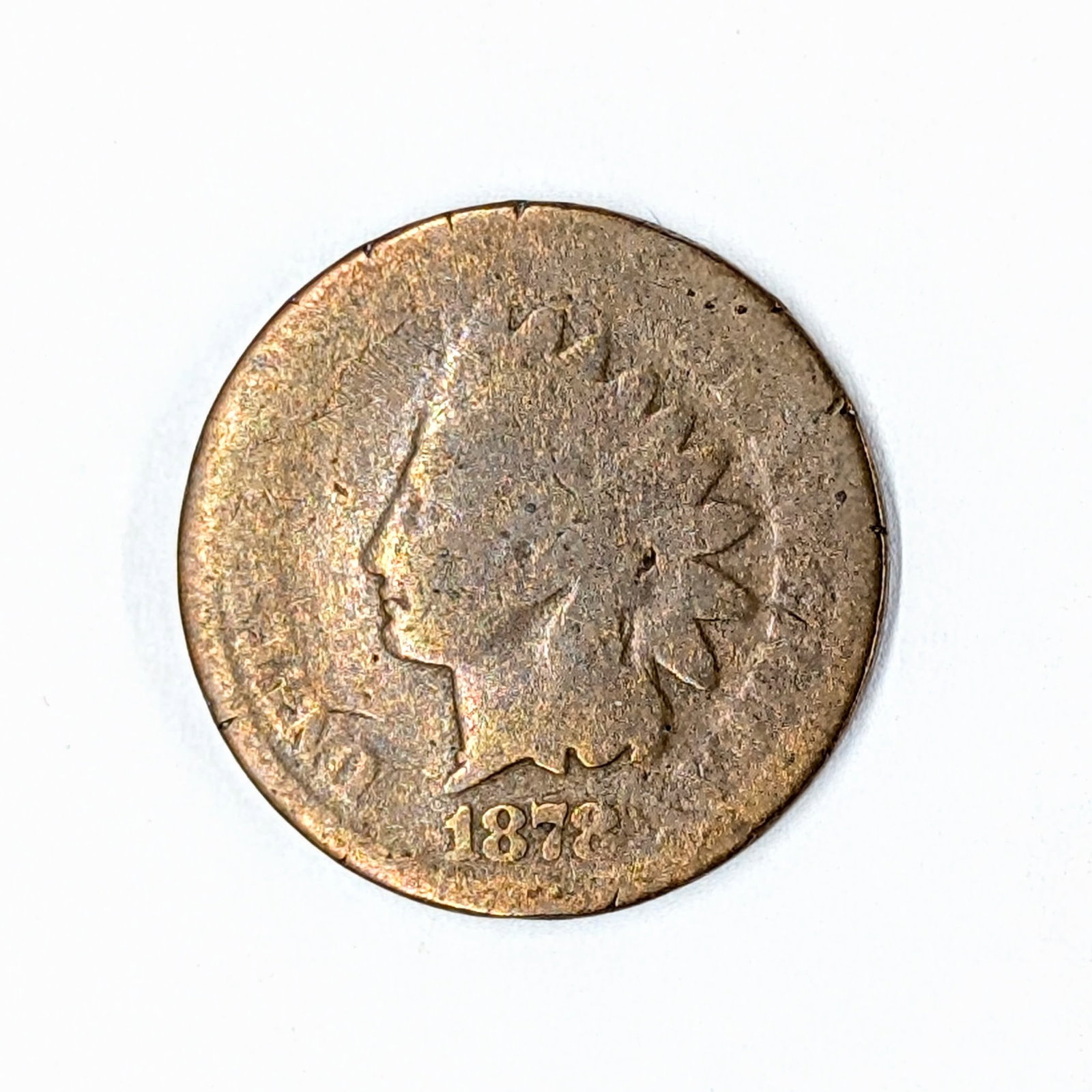 1878 Indian Head Cent- Semi Key Date: Coin