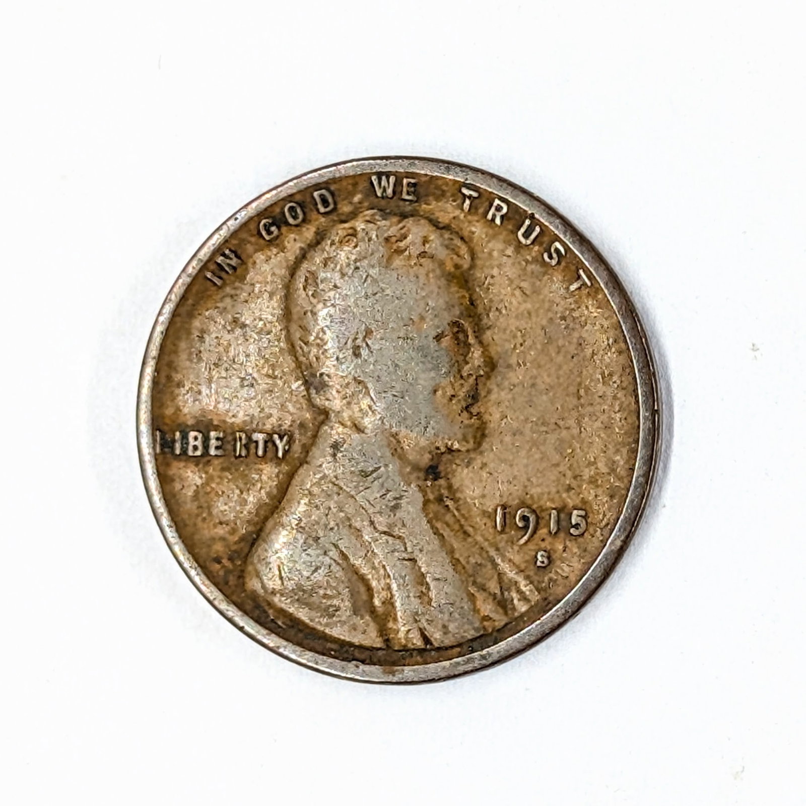 1915-S Wheat Cent- Semi Key Date: Coin