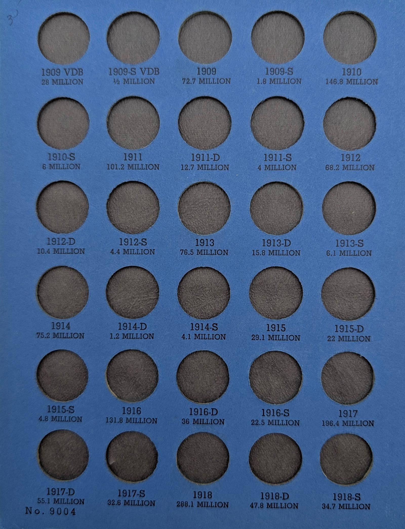 Whitman Lincoln Head Cent Collection 1909-1940 Coin Album - 2
