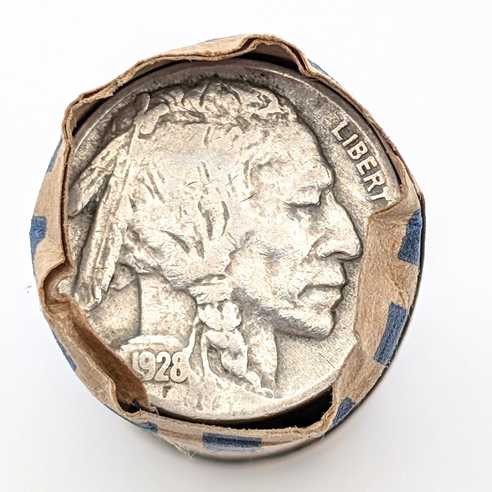 Roll of 40 Buffalo Head Nickels- 1920s-1930s Full Dates - 2