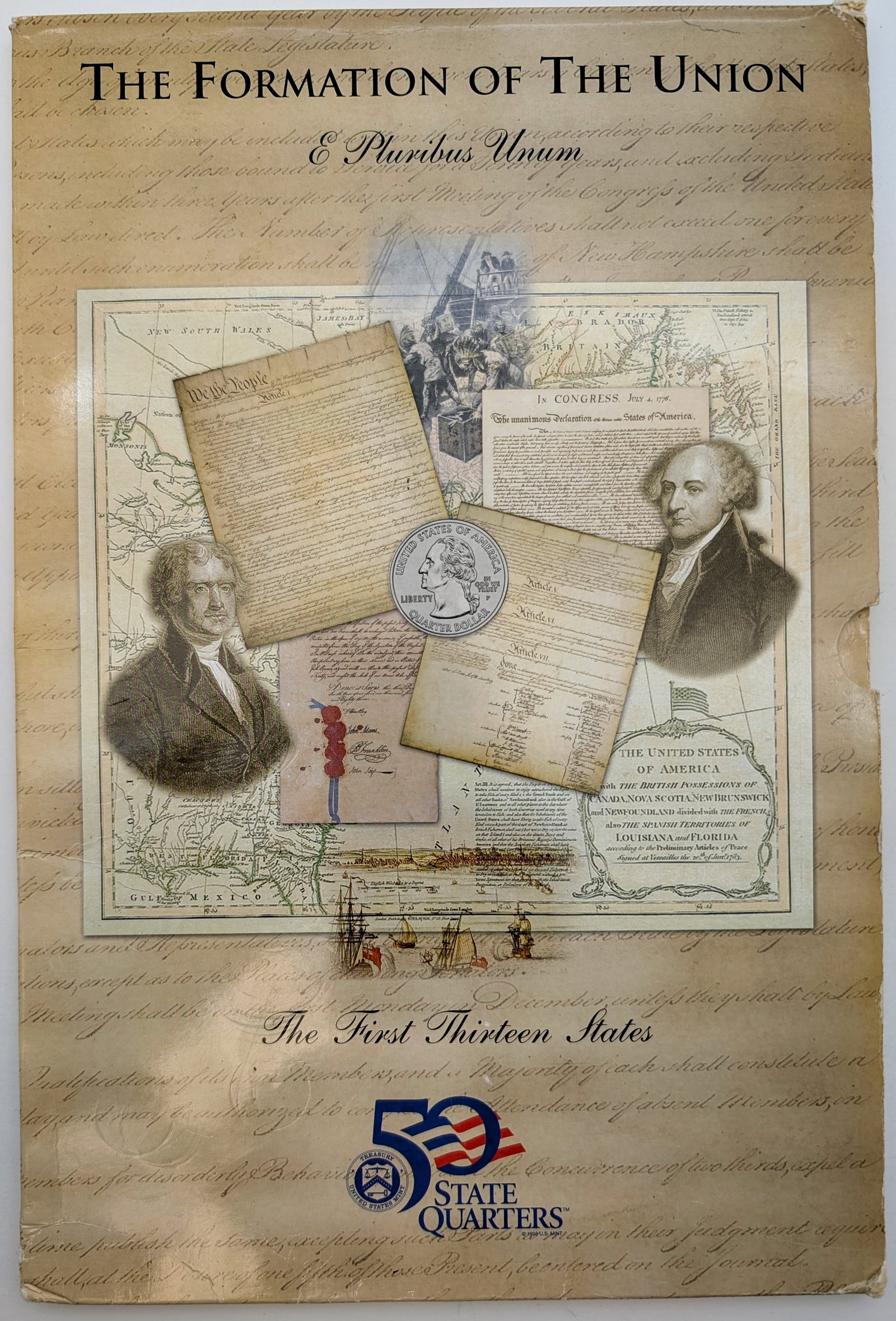 The Formation of the Union- The First Thirteen States Coin Set- P/D - 4