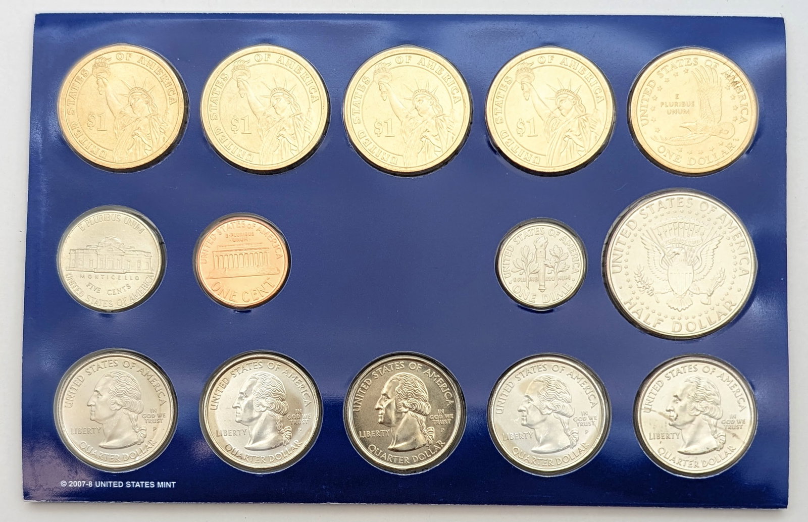 2008 P US Mint Uncirculated Coin Set - 2