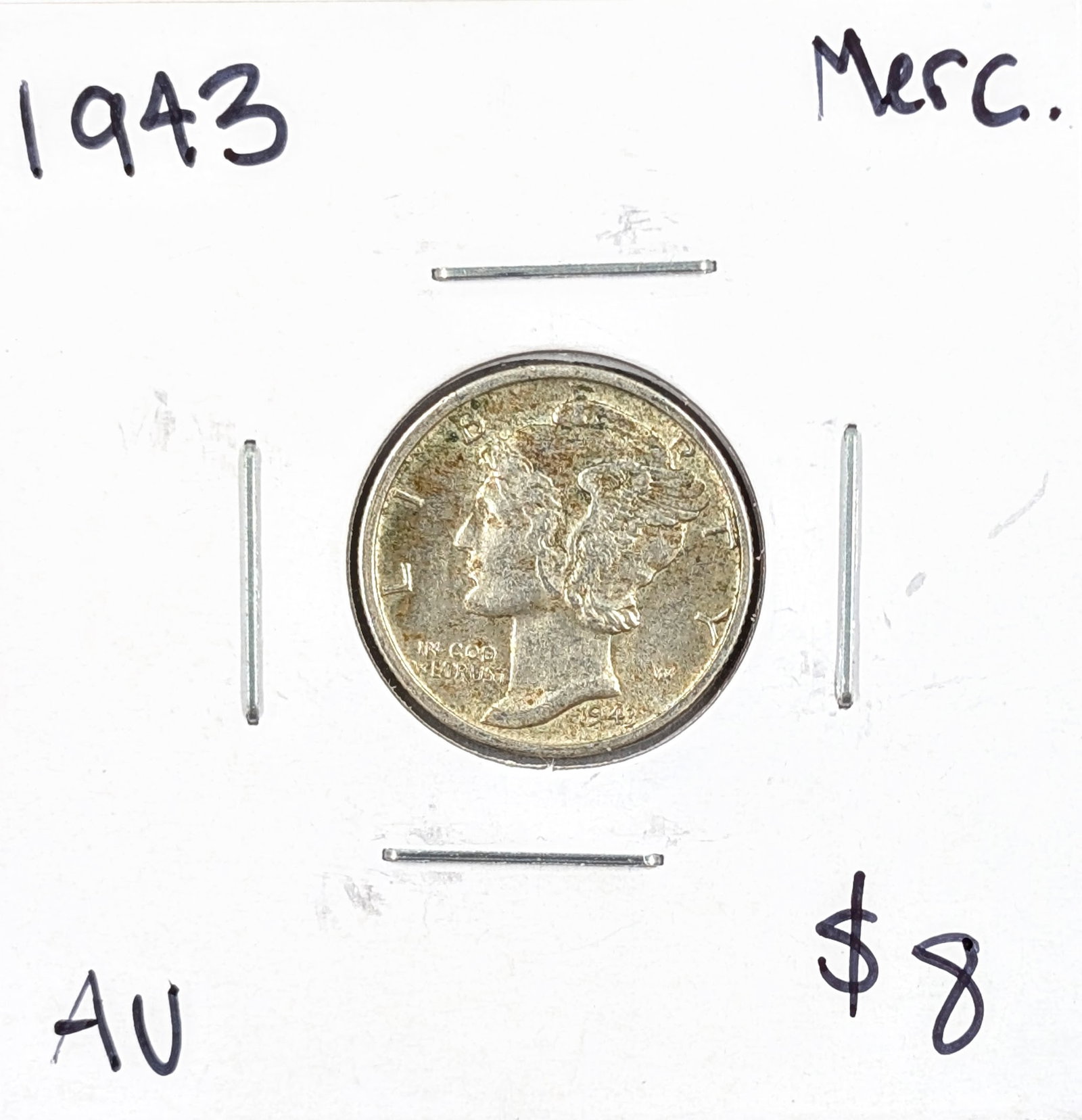 1943 Silver Mercury Dime: Silver