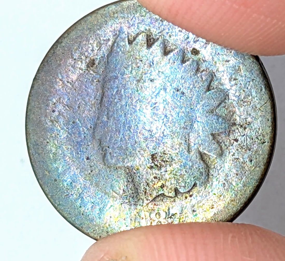 1874 Indian Head Cent- Semi Key Date, Toned - 3
