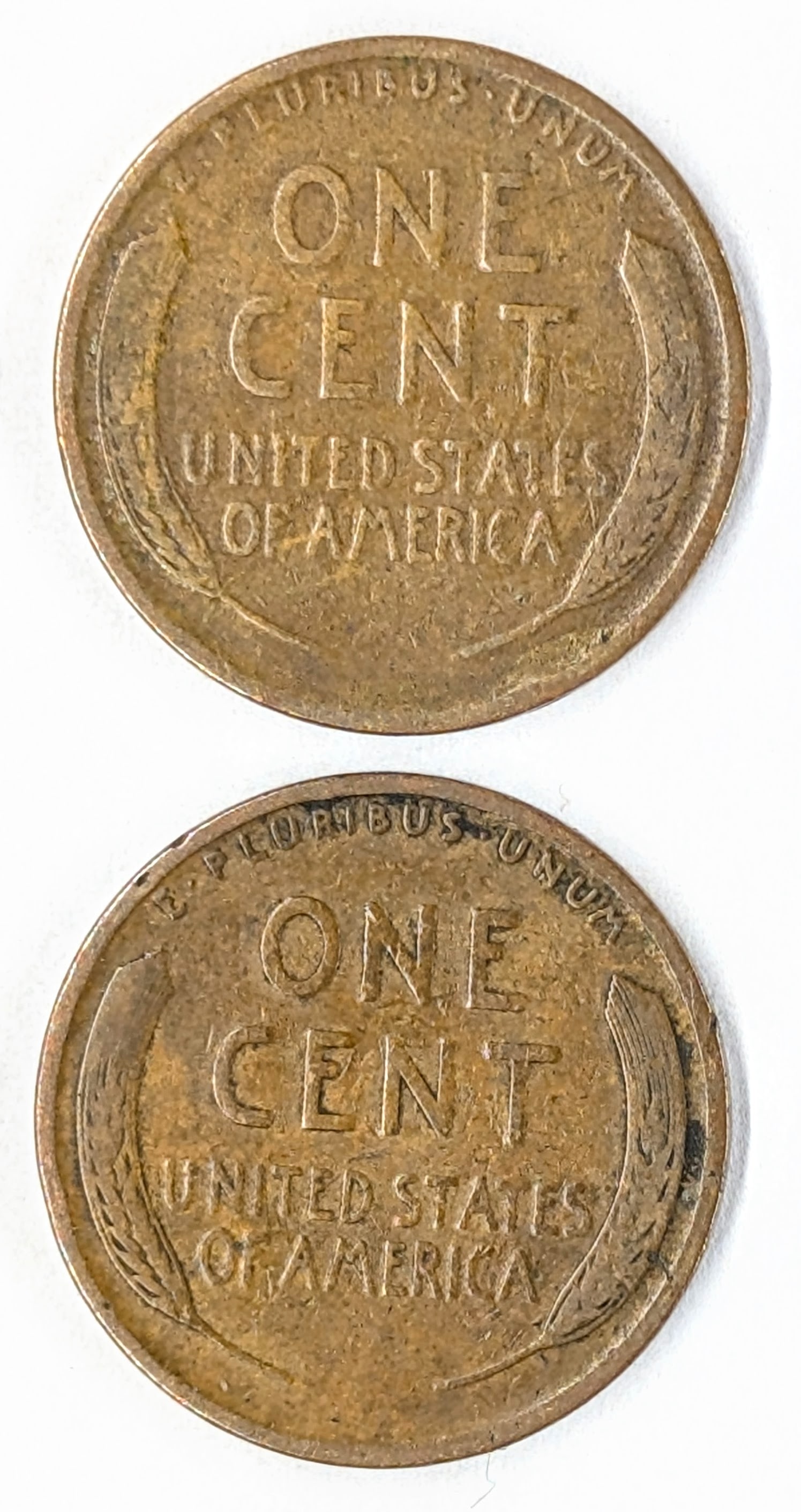Lot of 2 Wheat Cents- Both 1910 - 2