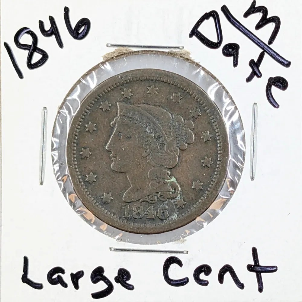 1846 Large Cent- Medium Date (1 of 2)