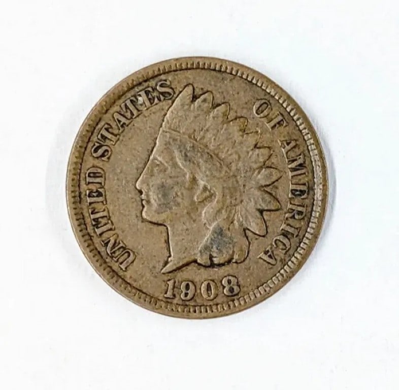 1908 Indian Head Cent: Coin