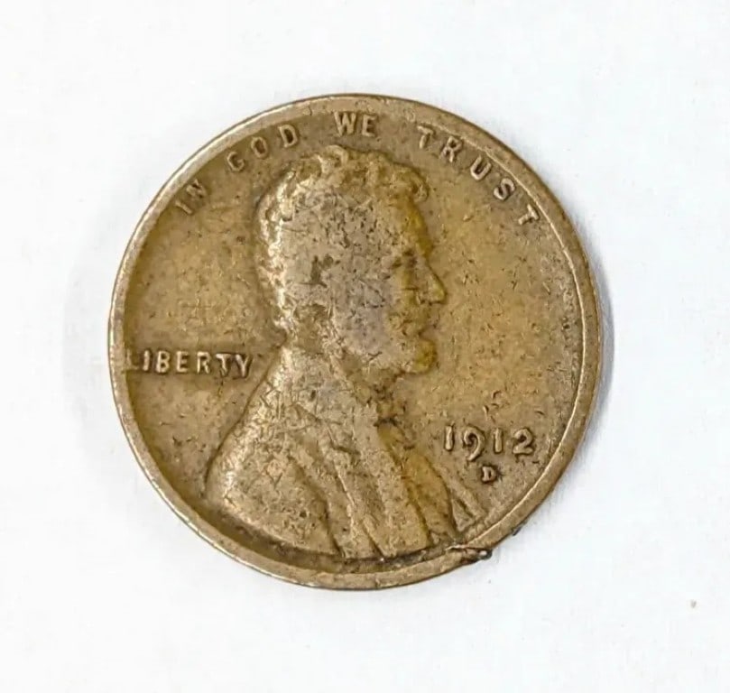 1912-D Lincoln Wheat Cent - Semi Key Date: Coin