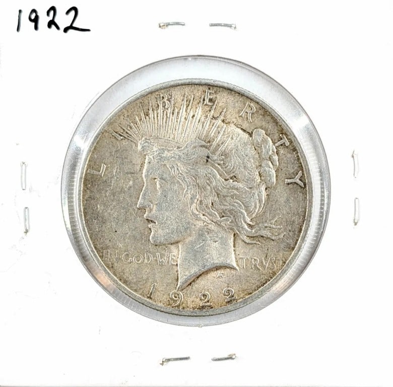 1922 Silver Peace Dollar: Silver
