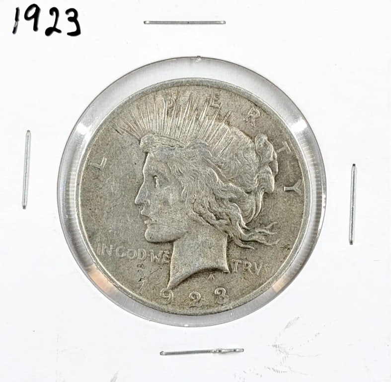 1923 Silver Peace Dollar: Silver