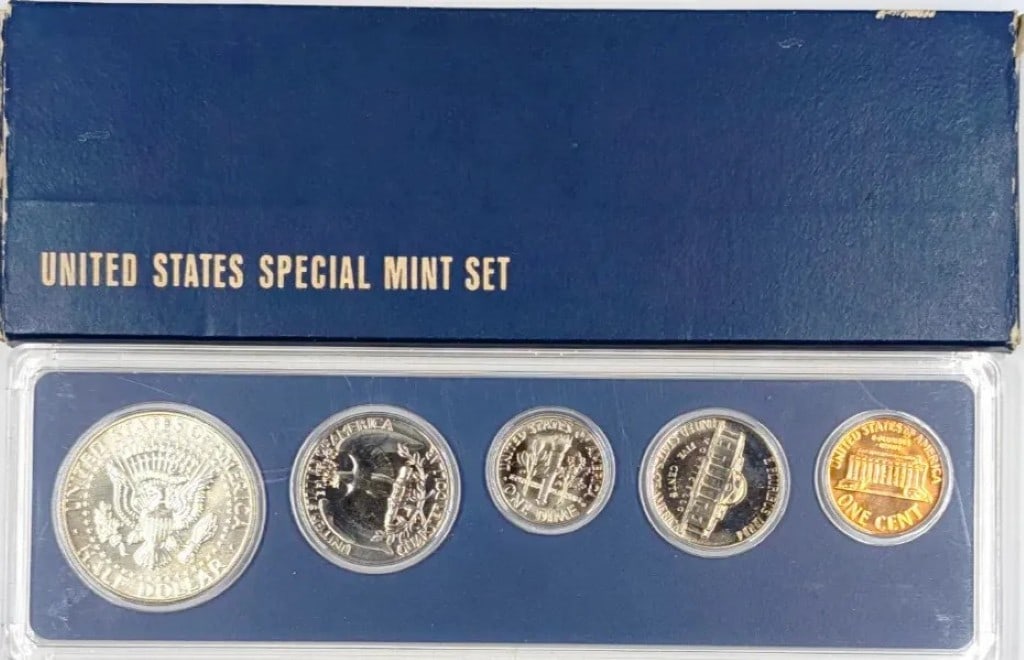 1966 US Mint Special Proof Set w/ Silver JFK Half - 2