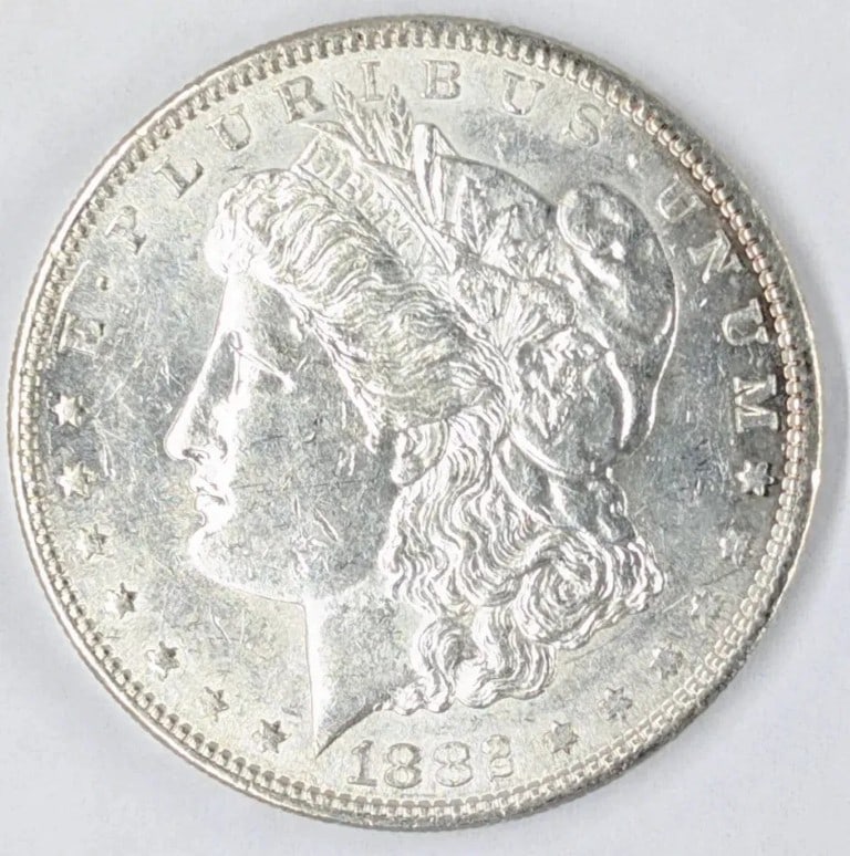 1882-S Morgan Silver Dollar: Silver
