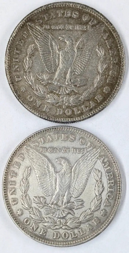 Lot of 2 Morgan Silver Dollars - 1878 S/P - 2