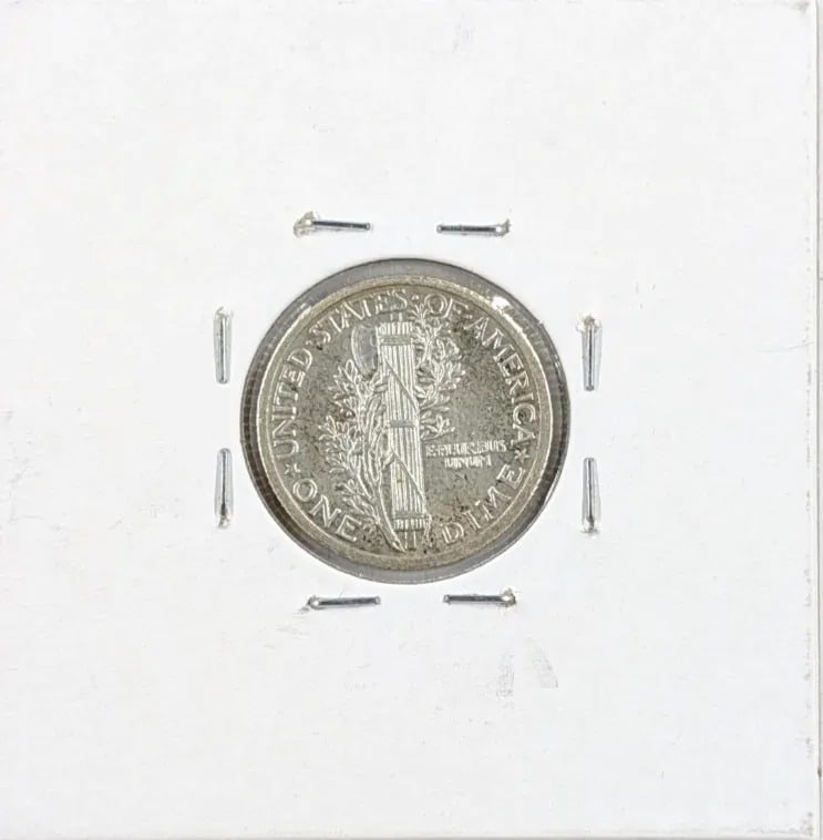 FEATURE- 1917 Silver Mercury Dime- AU - 2