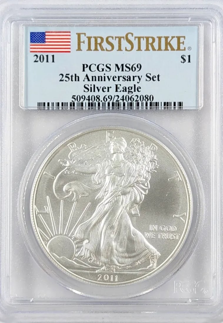 2011 PCGS American Silver Eagle- MS69 First Strike (1 of 2)