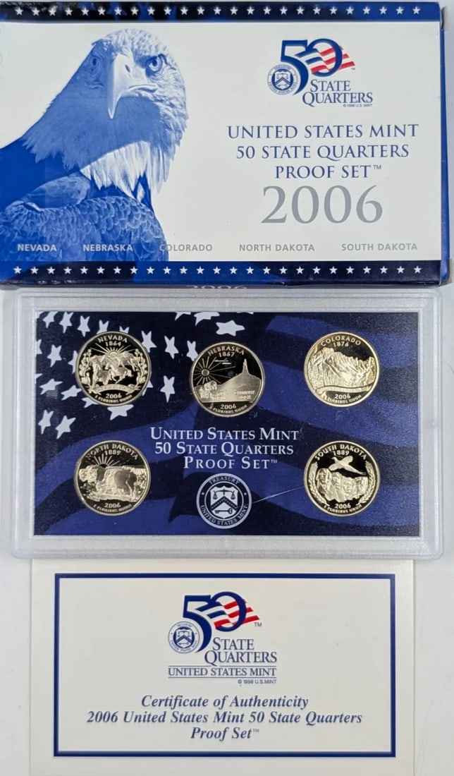 2006 US 50 State Quarters Proof Set: Coin