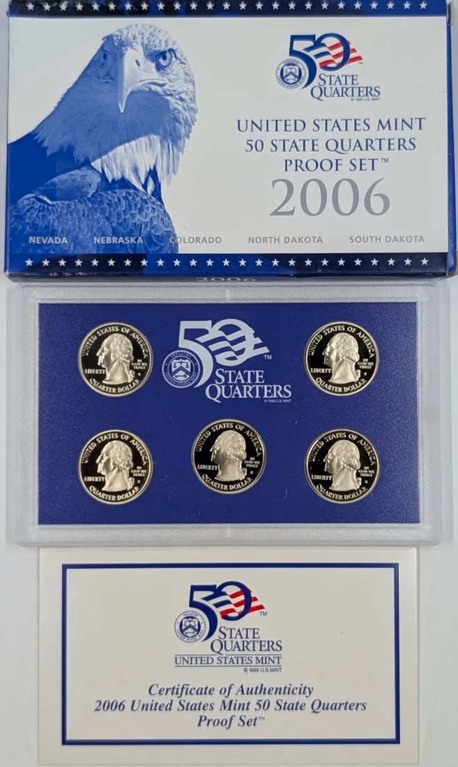 2006 US 50 State Quarters Proof Set - 2
