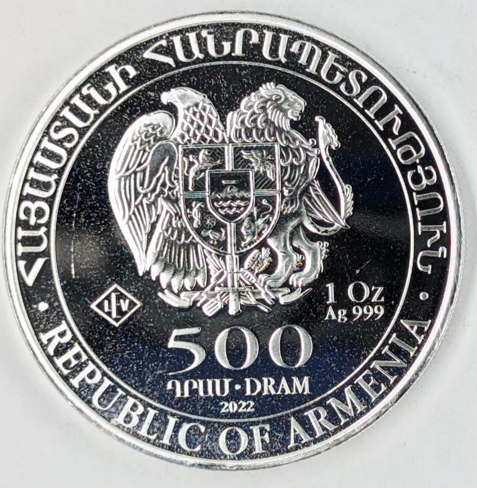 1 Ounce Fine .999 Silver Round- Noah's Ark - 2