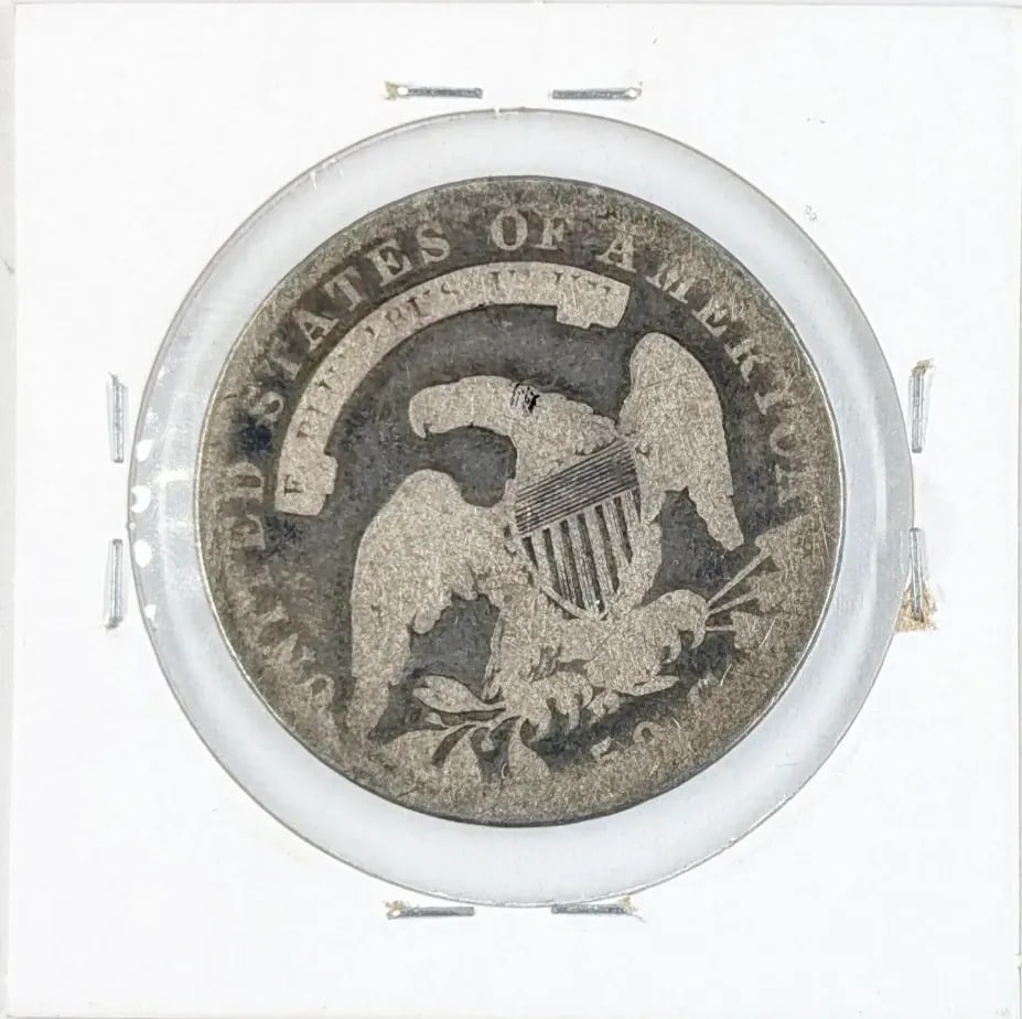 183? Silver Capped Bust Half Dollar - 2
