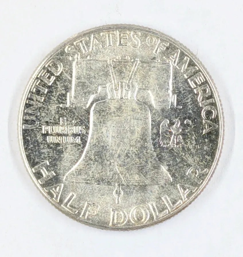 1958 Silver Franklin Half Dollar- Uncirculated - 2