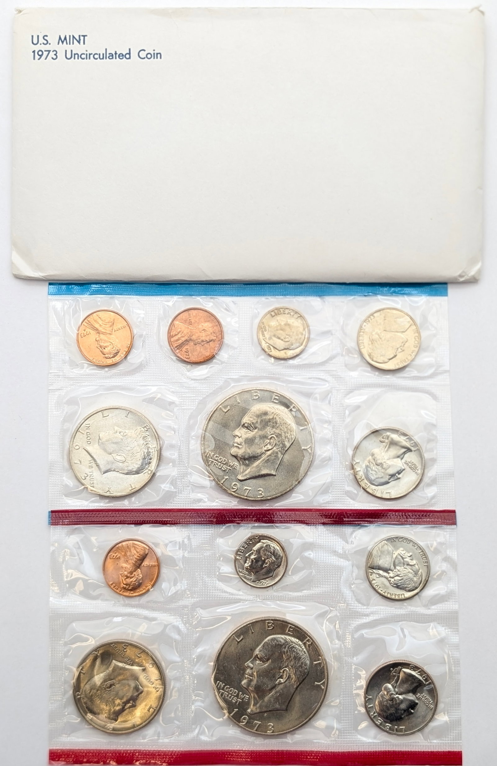1973 US Mint Uncirculated Coin Set: Coin