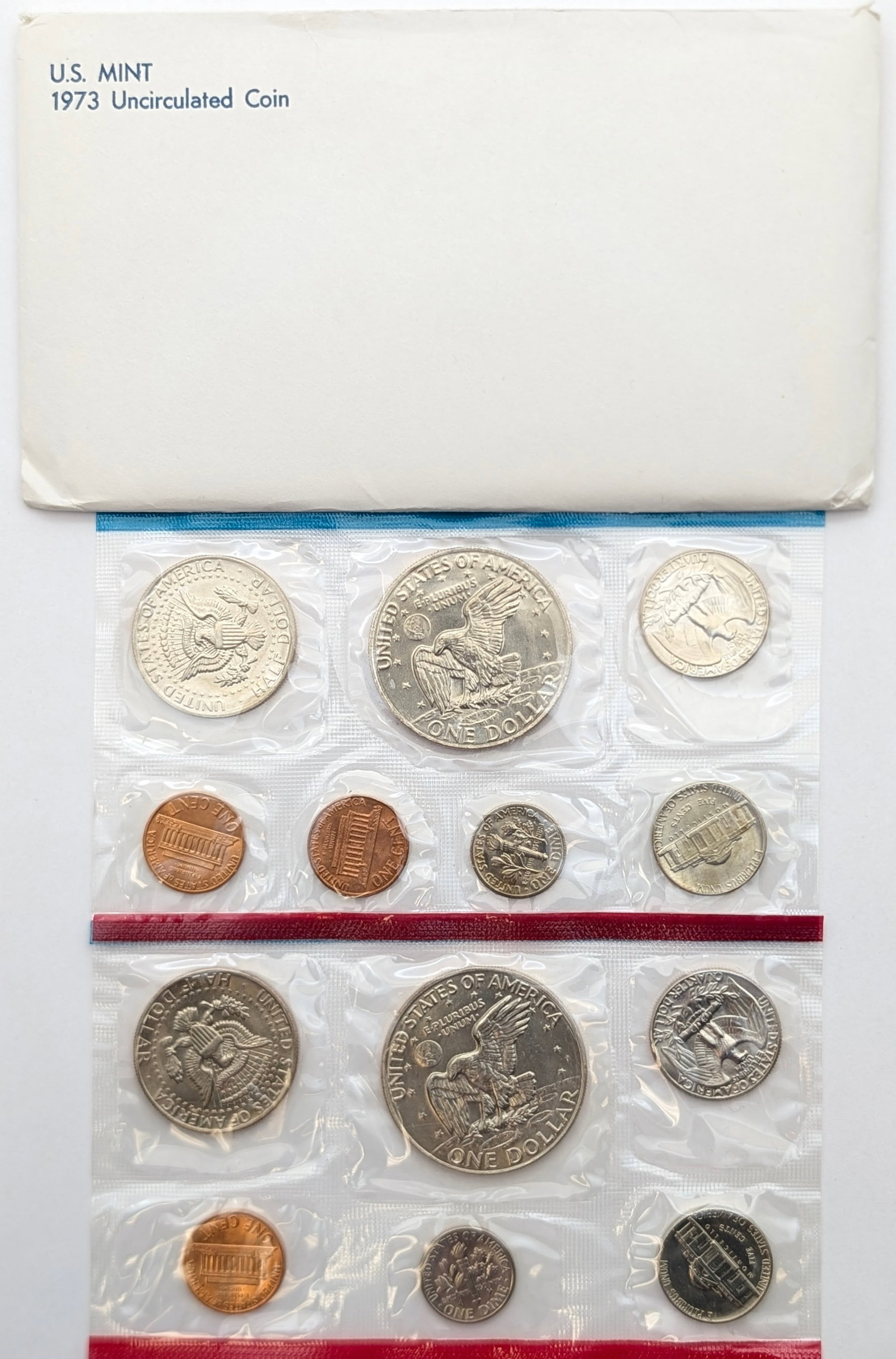 1973 US Mint Uncirculated Coin Set - 2