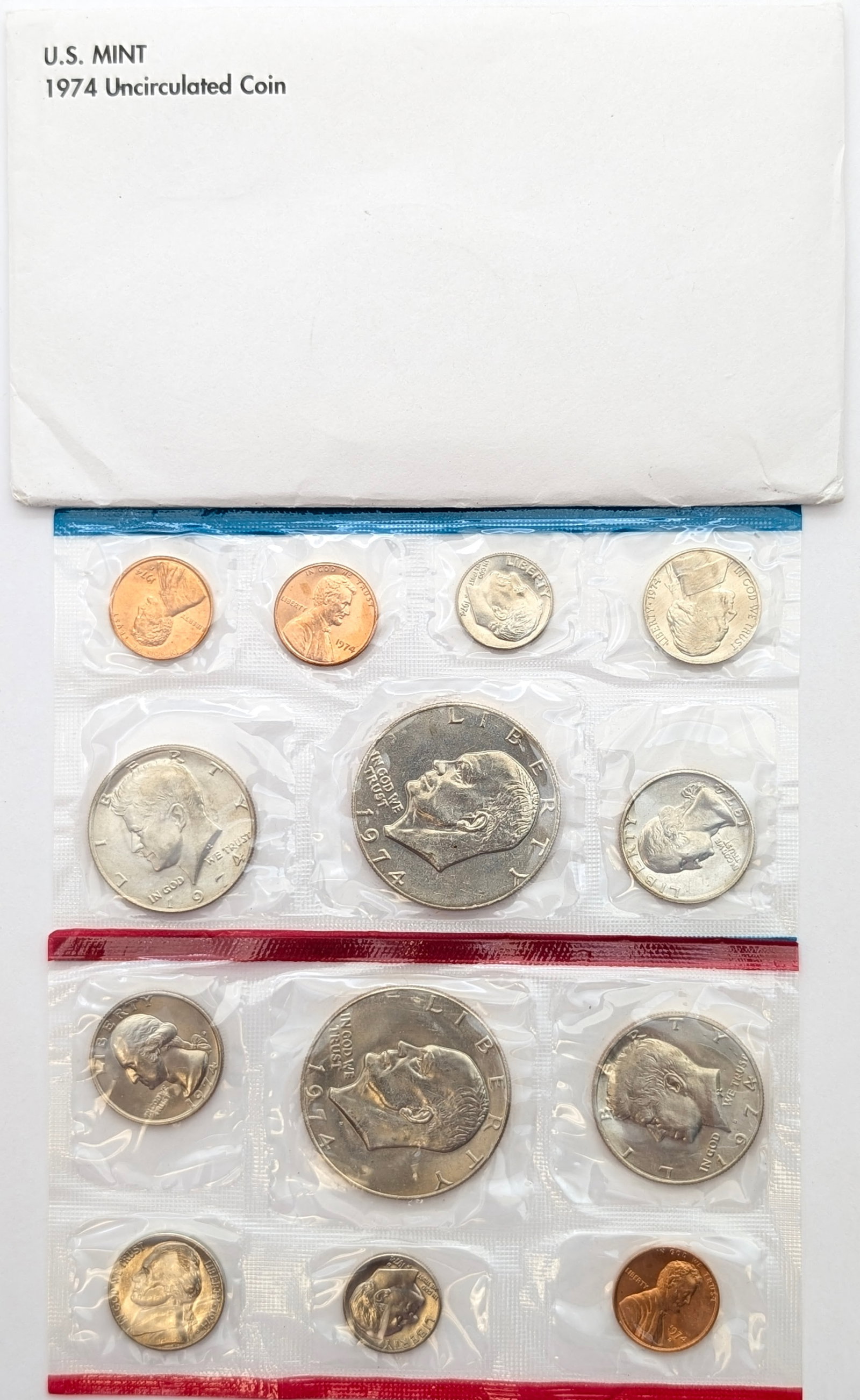 1974 US Mint Uncirculated Coin Set: Coin