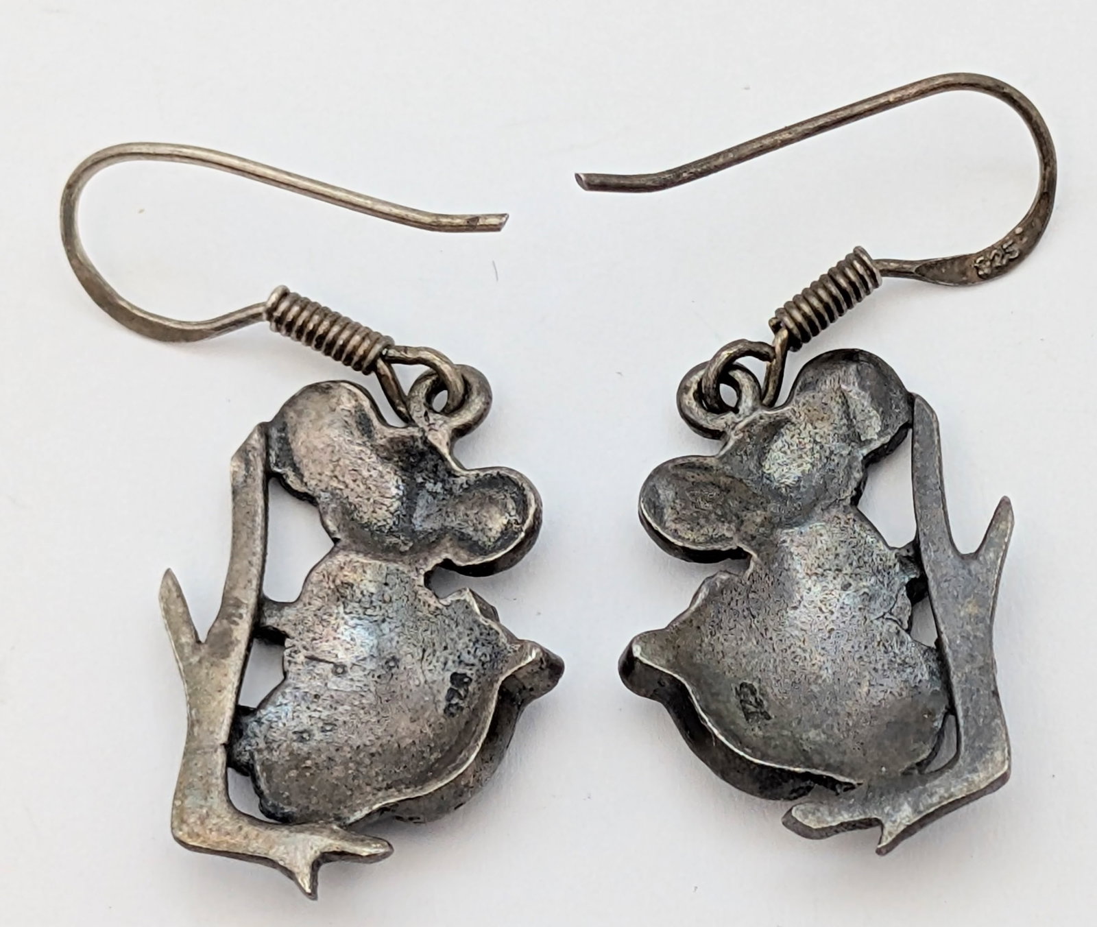 Sterling Silver Koala Earrings - 2