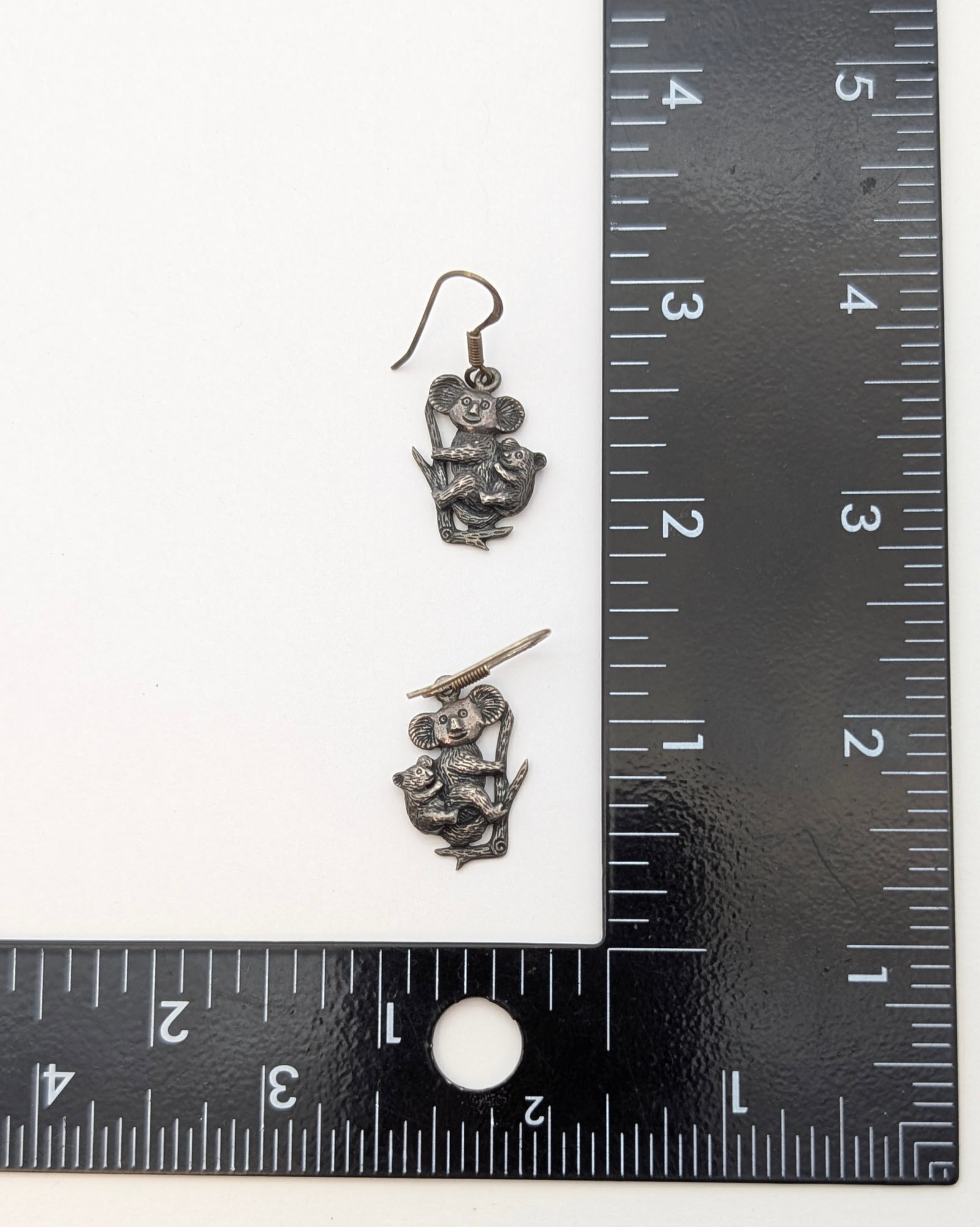 Sterling Silver Koala Earrings - 5
