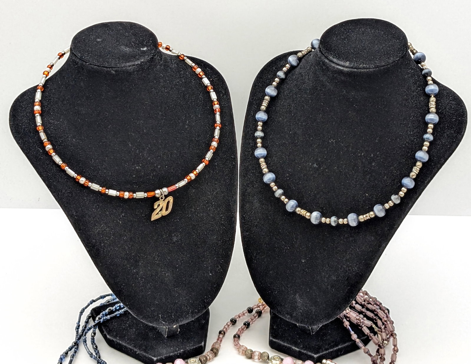 Large Lot of Beaded Necklaces - 2
