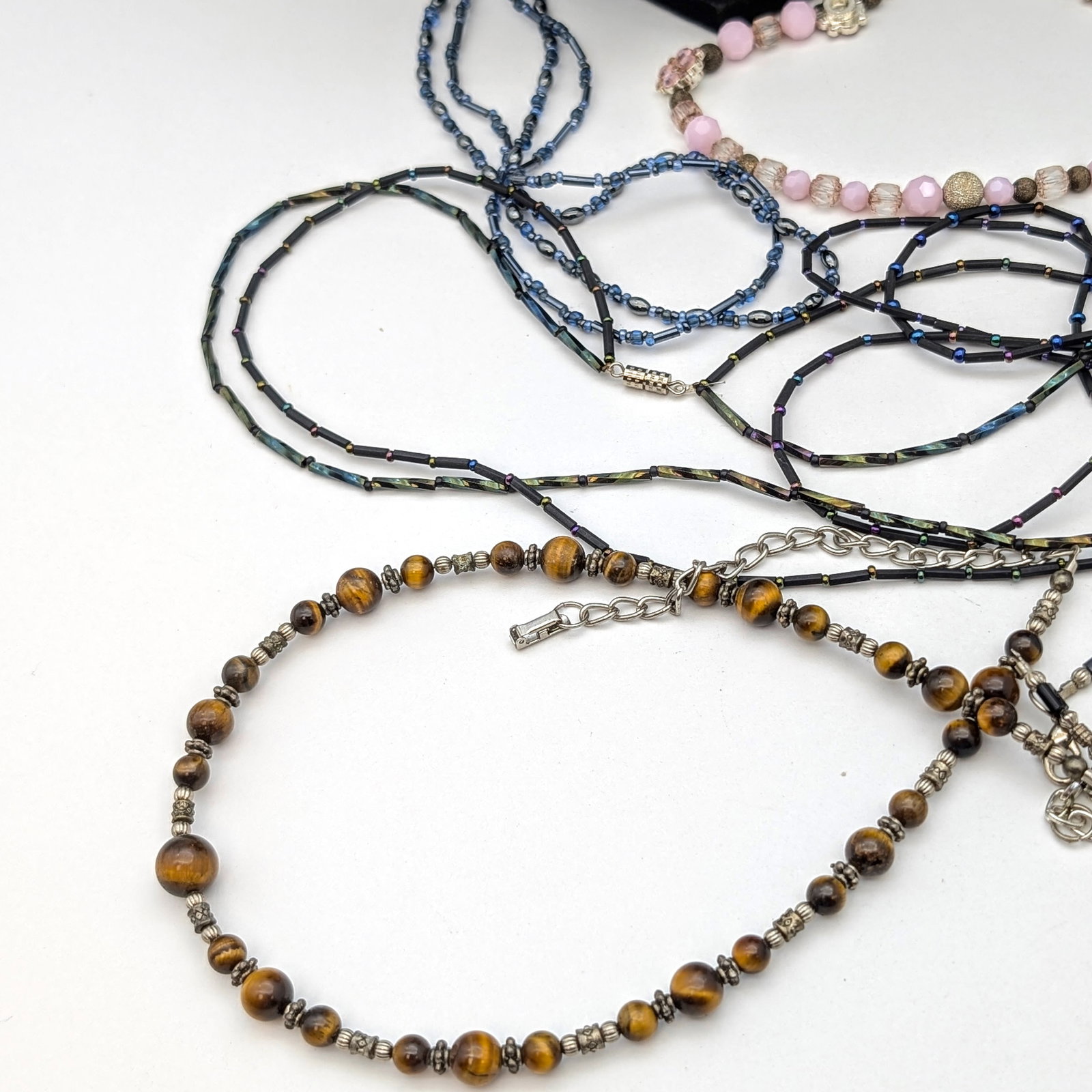 Large Lot of Beaded Necklaces - 4