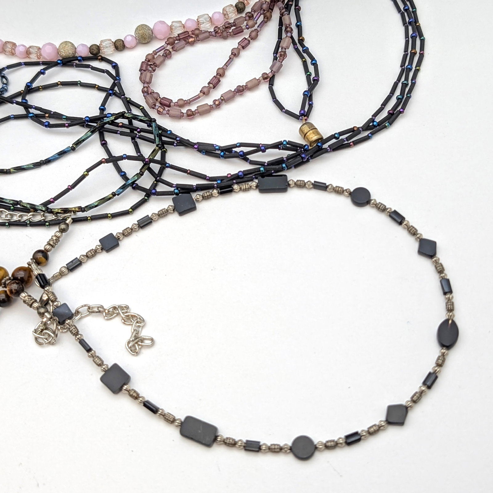 Large Lot of Beaded Necklaces - 5