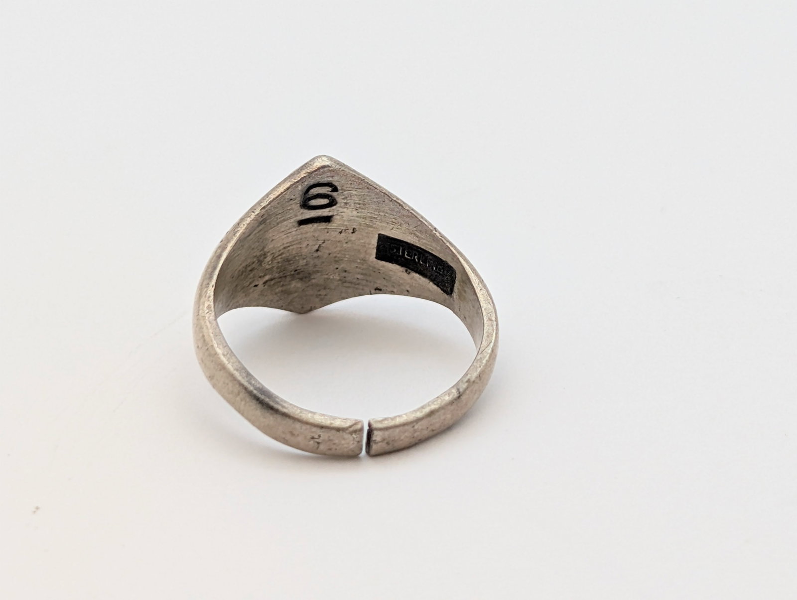 Vintage Sterling Silver Boy Scouts of America Cub Scouts Signet Ring - 4